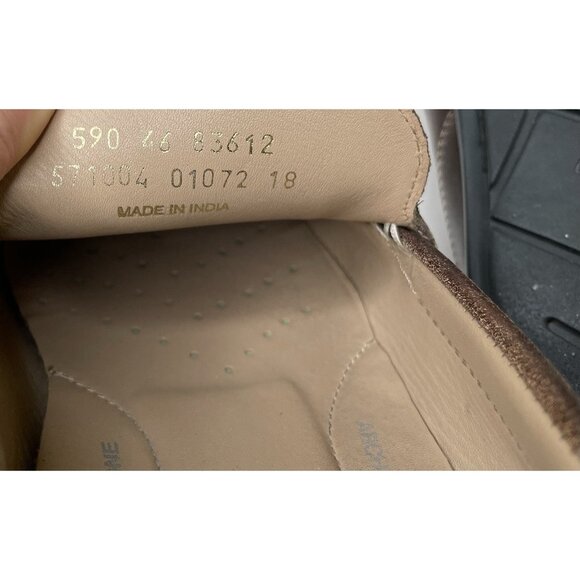 ECCO Men's Shoes Brown Moc Driving Loafer Slip On 571004 Size EU 46 / US 12 - Picture 2 of 9